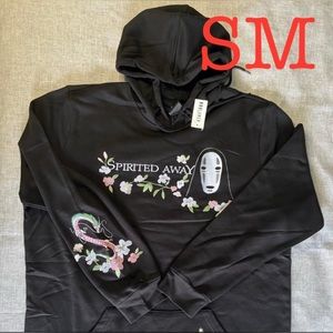 SM Studio Ghibli Spirited Away Floral No-Face Hoodie